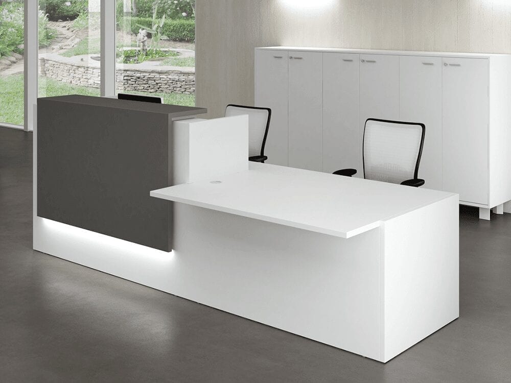 Nero 1 – Reception Desk with Left-Hand DDA Approved Wheelchair Access