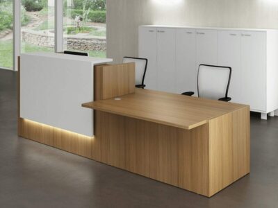 Nero 1 – Reception Desk with Left-Hand DDA Approved Wheelchair Access