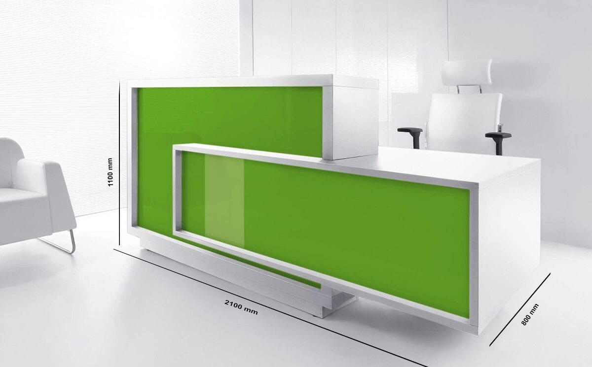 Bevan – Contemporary Reception Desk with Wheelchair Access Bevan – Contemporary Reception Desk with Wheelchair Access