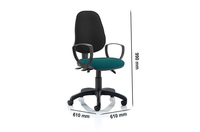 Esme 3 - High Operator Task Chair without Arms in Multicolour Esme 3 - High Operator Task Chair without Arms in Multicolour