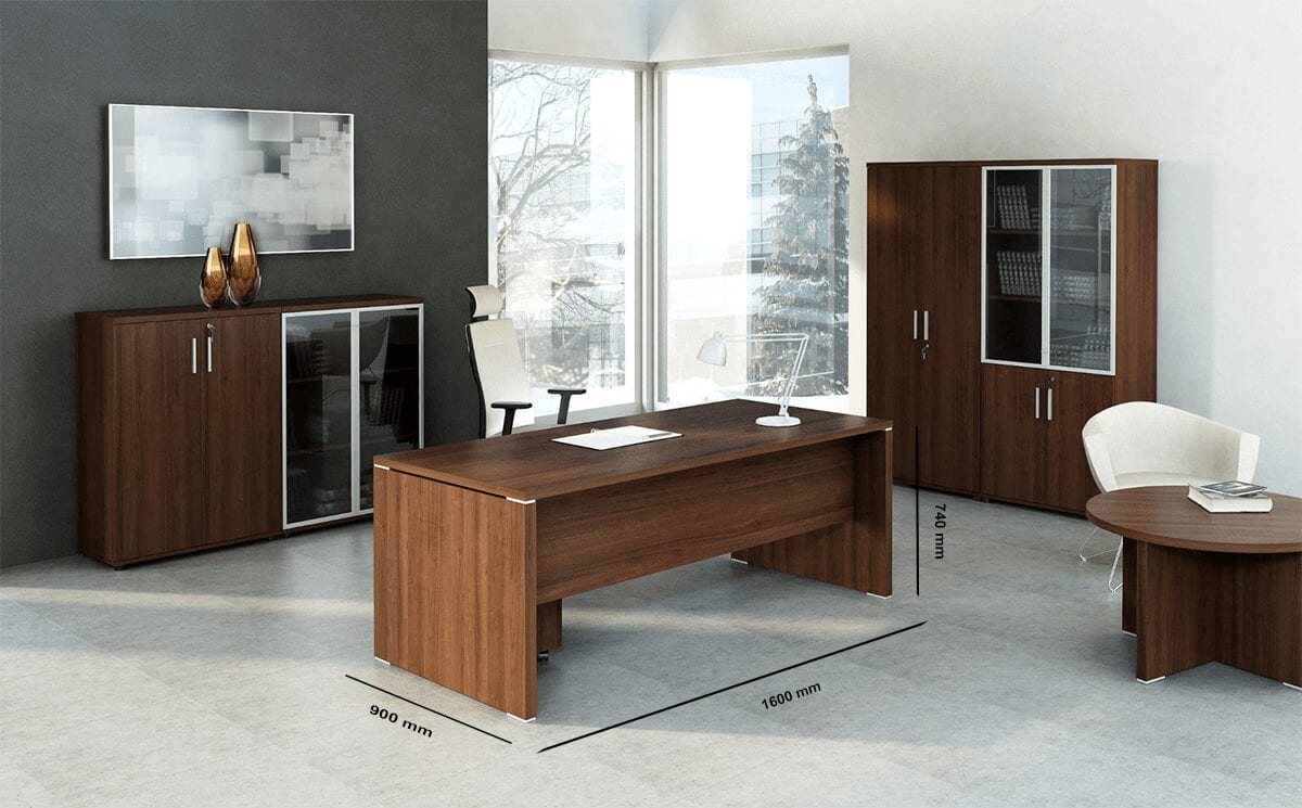 Pietro - Wood finish executive desk Pietro - Wood finish executive desk