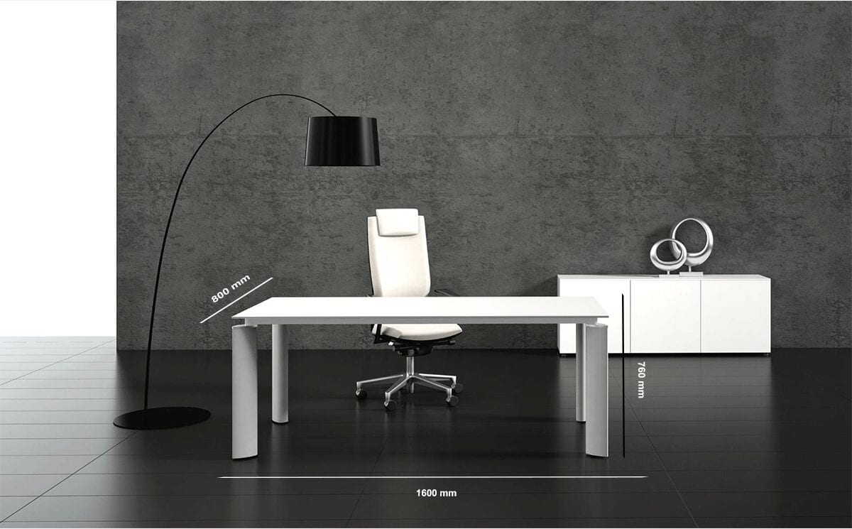 Reve – Solid Executive Desk with Optional Return Reve – Solid Executive Desk with Optional Return