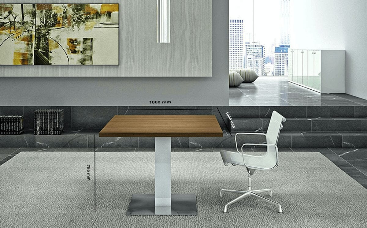 Hugo - Square Top Meeting Table Hugo - Square Top Meeting Table