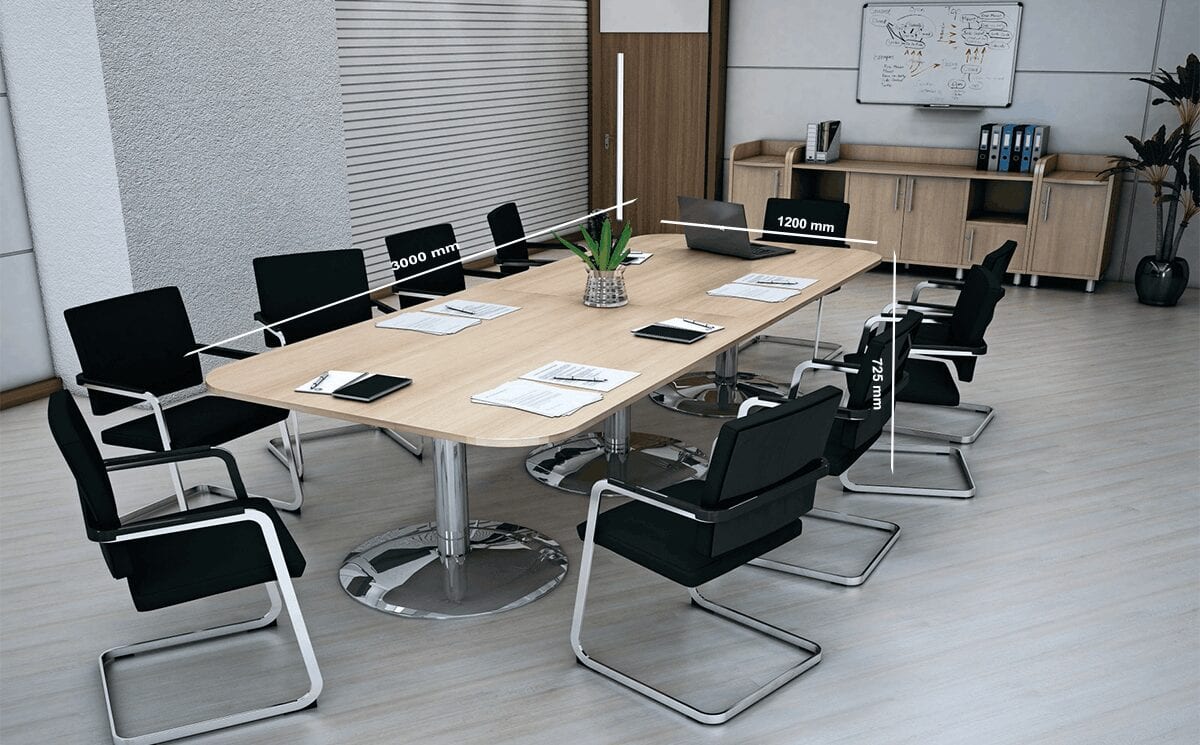 Fiore – Radius Corner Meeting Table