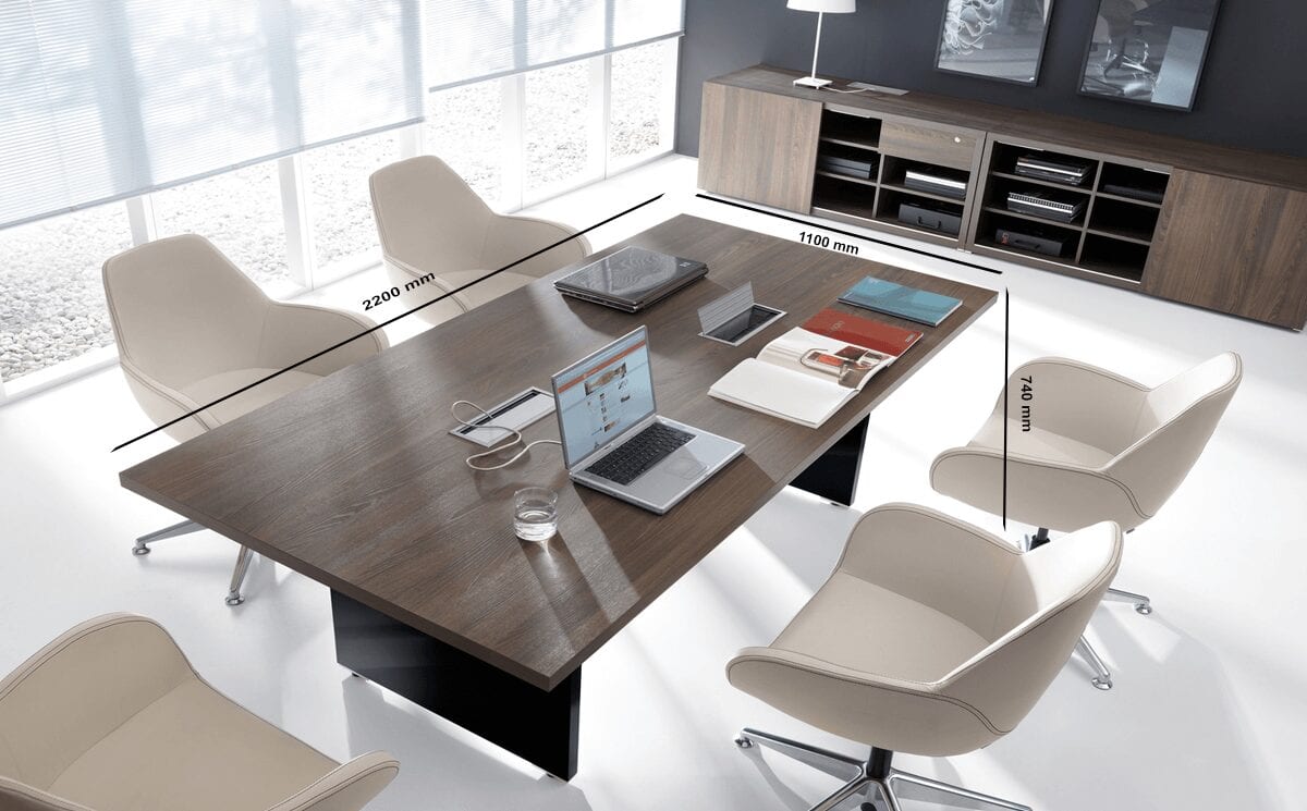 Cove – Rectangle Meeting Table in Robinia Cove – Rectangle Meeting Table in Robinia