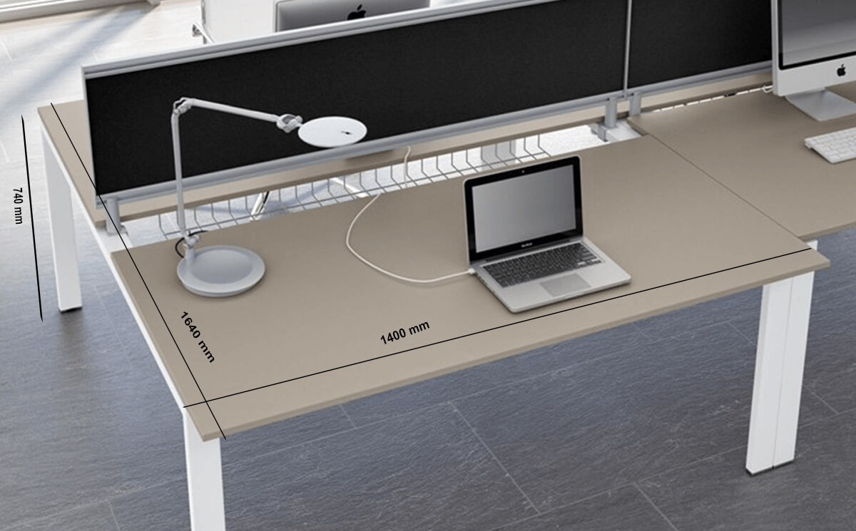 Riley – Double Operational Office Desk Size Riley Operational Desk