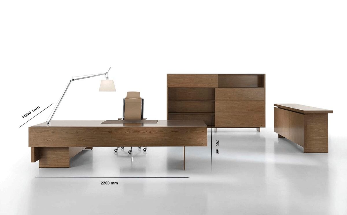 Maxine – Walnut Reception Desk with Optional Credenza Unit Maxine – Walnut Reception Desk with Optional Credenza Unit