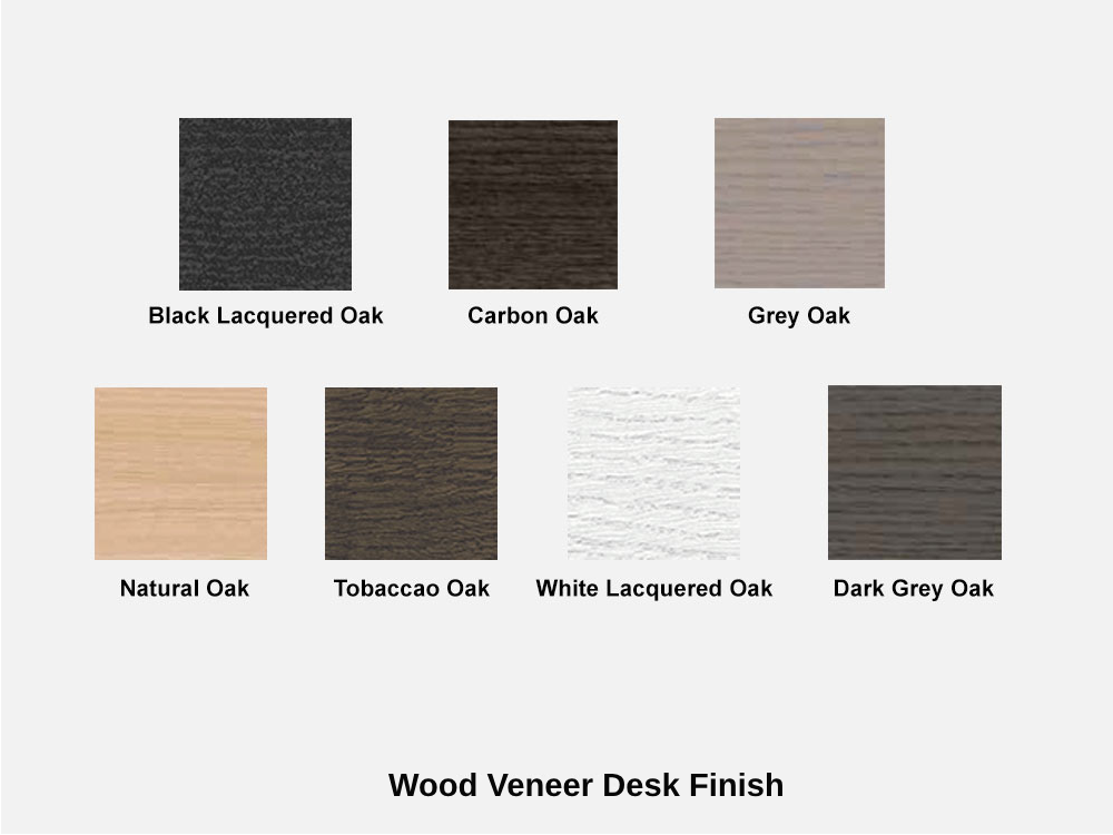 Wood Veneer Desk Finish