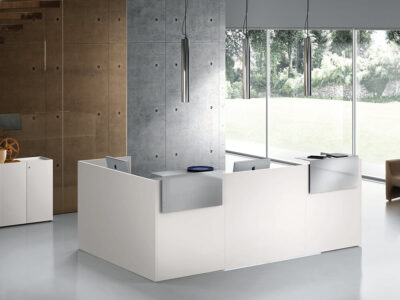 Zeus – Reception Desk In Dark Oak With Overhang Panel Img 01 1