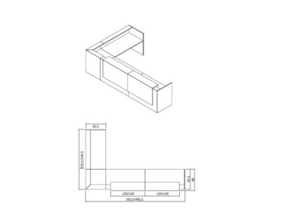 Boone – L-Shaped Reception Desk