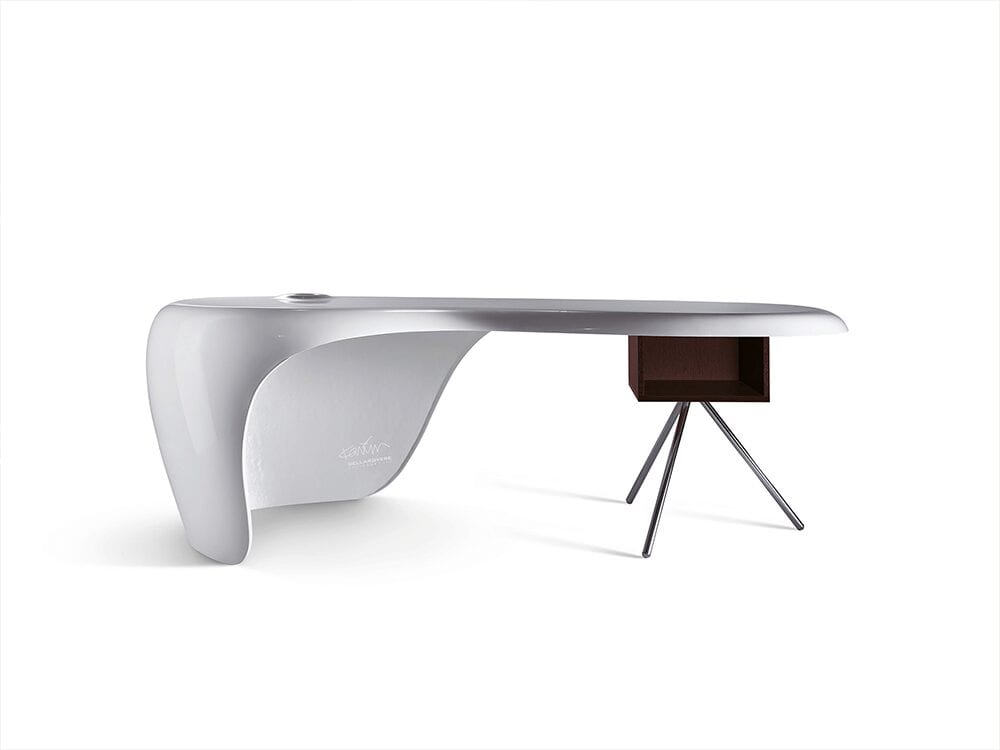 Moda 1 – Curved Gloss Reception desk