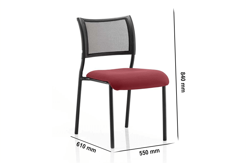Size Dale – Mesh Back Visitor Chair