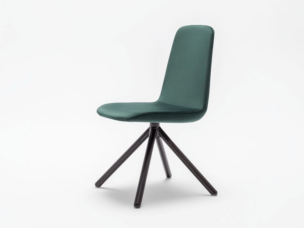 Ren – Multicolour Chair with Wooden Legs