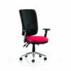Selena 5 – High Back Operator Office Chair with Arms in Multicolour