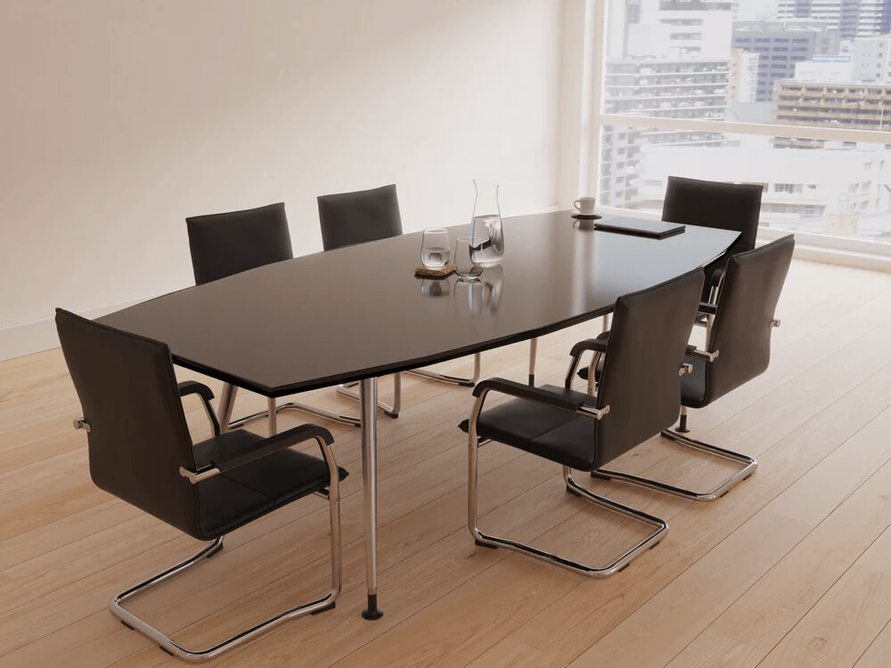 Echo – Leather Cantilever Meeting Room Chair 02 Img 1