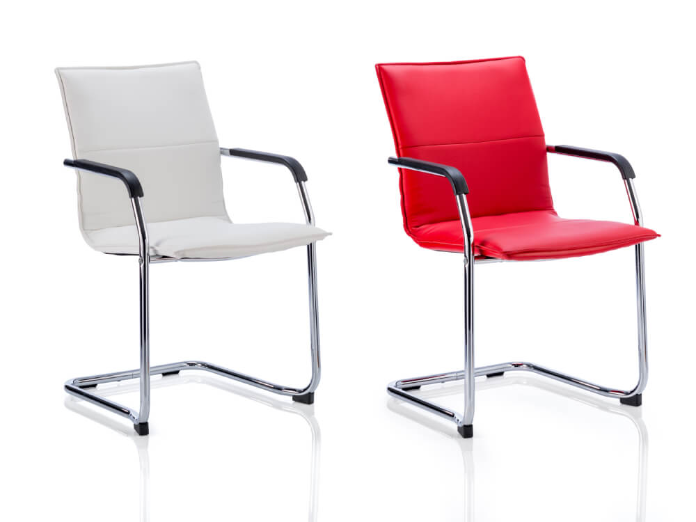 Echo – Leather Cantilever Meeting Room Chair 03 Img