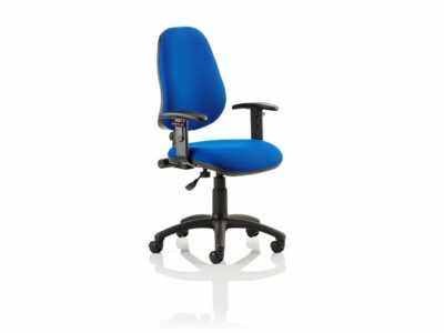 Esme 1 – High Back Fabric Operator Office Chair with Adjustable Arms