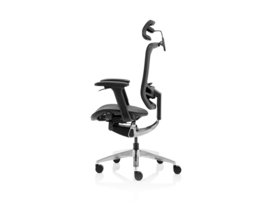 Ergo Click Black Mesh Seat Black Mesh Back With Headrest 1