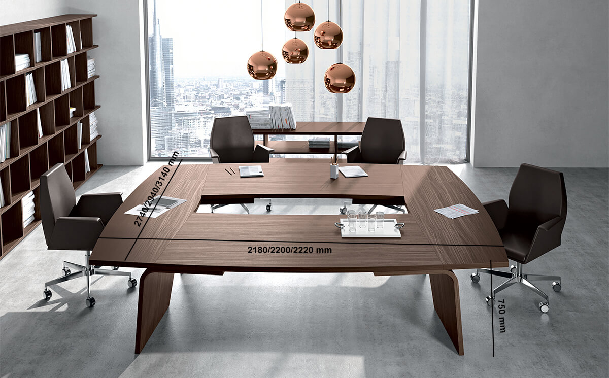 Fionn Four Piece Meeting Table