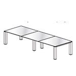 Medium Rectangular Shape Table (10 Persons)