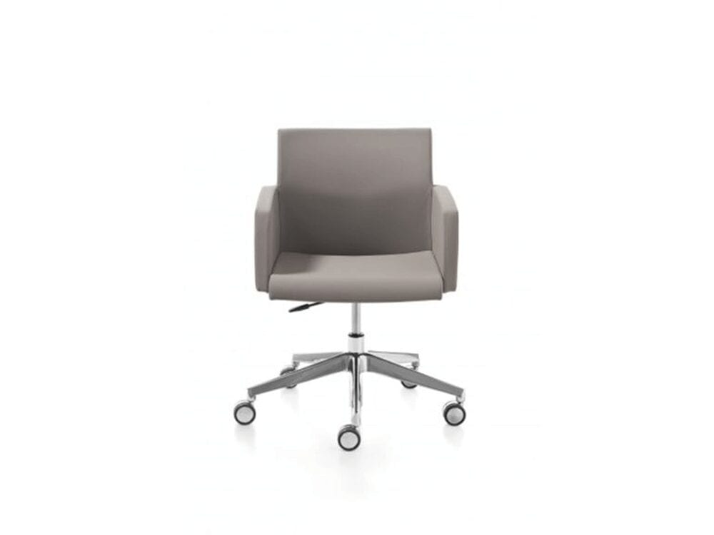 Vernon – Multicolour Armchair with Five-Star Wheel Base