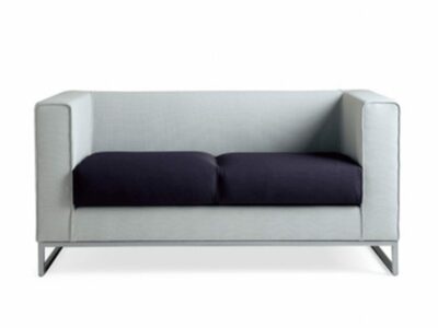 Bart – Armchair and Sofa Suite with Chrome Ring Leg