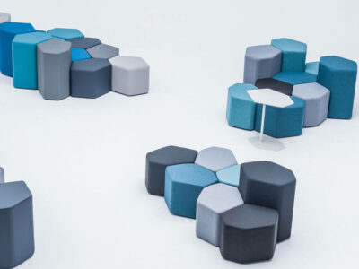 Kobe – Hexagonal Stools In Multicolour 01