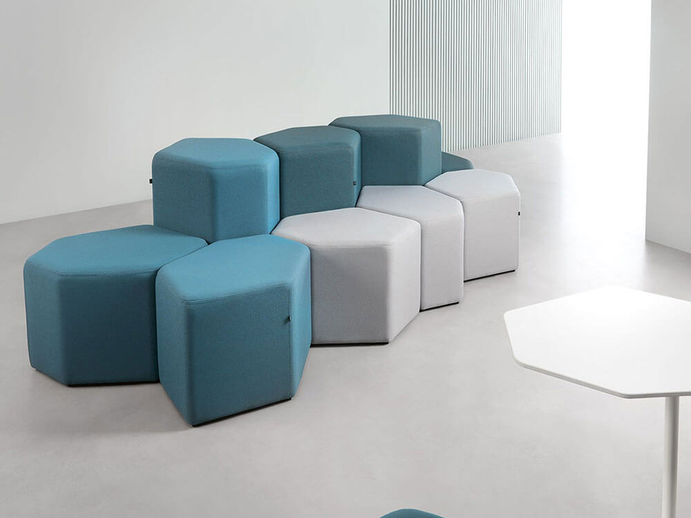 Kobe – Hexagonal Stools In Multicolour 06