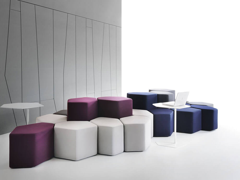 Kobe – Hexagonal Stools In Multicolour 08