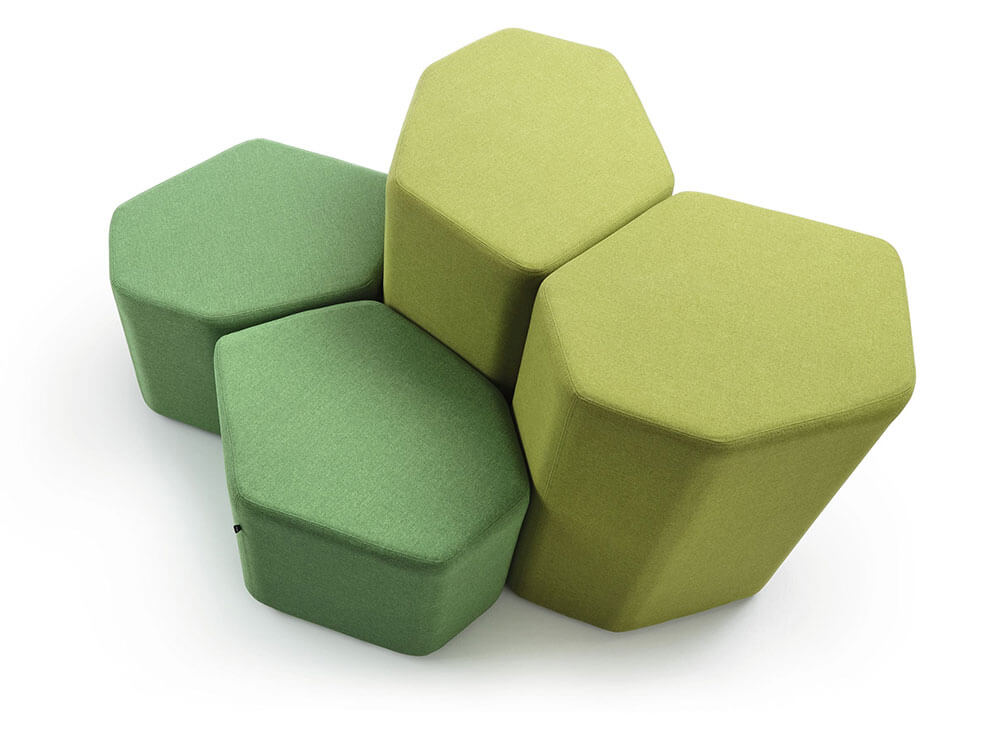 Kobe – Hexagonal Stools In Multicolour 09