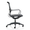 Lula Black Mesh Executive Chair With Fixed Arms
