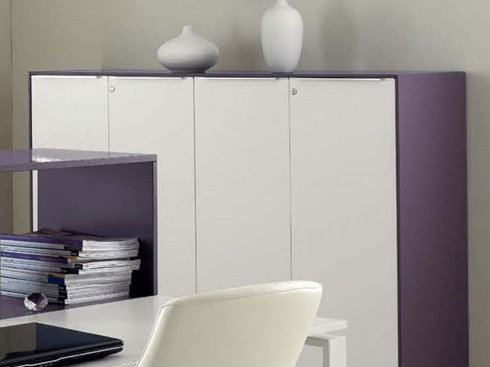 Clio – Medium Height Filing Cupboards with Lockable Doors