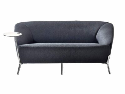 Santos – Multicolour Three-Seater Sofa with Attached Table