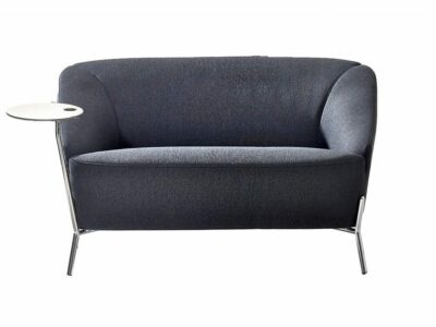 Santos – Multicolour Two-Seater Sofa with Attached Table