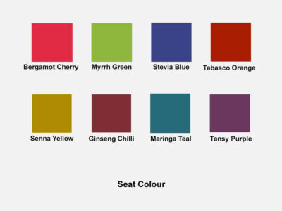 Nrya – Curved Executive Chair In Multicolour Fabric Seat Color
