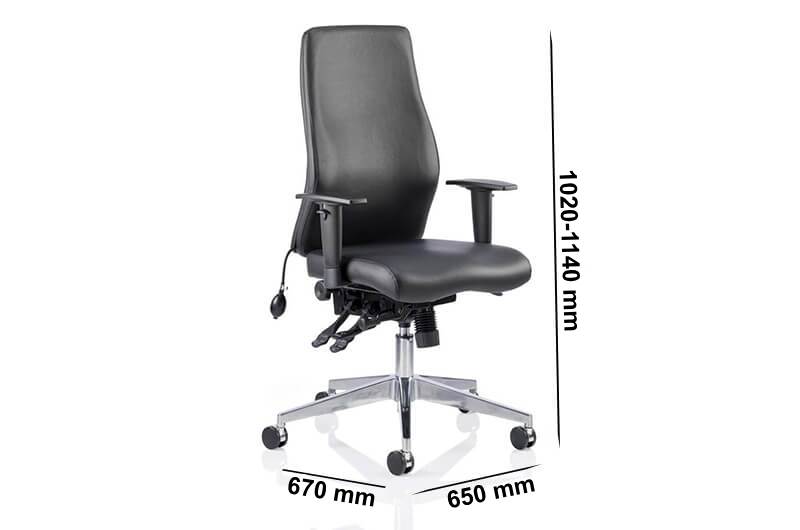 Nyra – Curved Bonded Leather Executive Chair Nyra – Curved Bonded Leather Executive Chair
