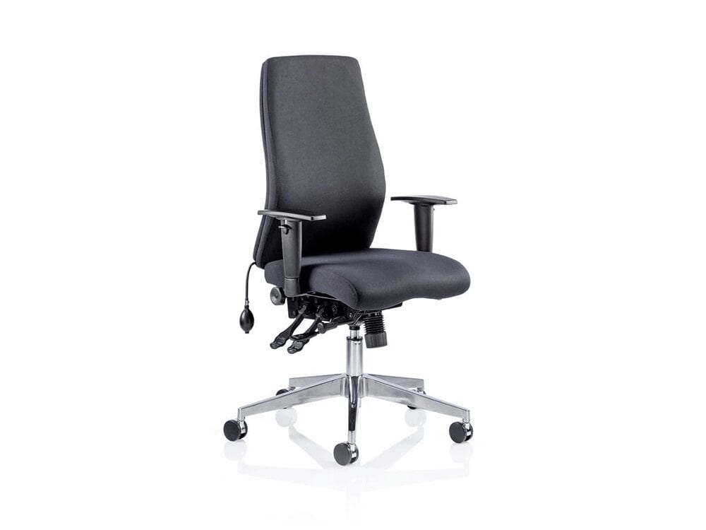 Nyra – Fabric Black Blue Executive Task Chair
