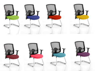 Oregon – Chrome Cantilever Meeting Room Chair With Mesh Back 01 Img
