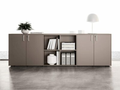 Vida – Wooden Sideboard with Lockable Doors