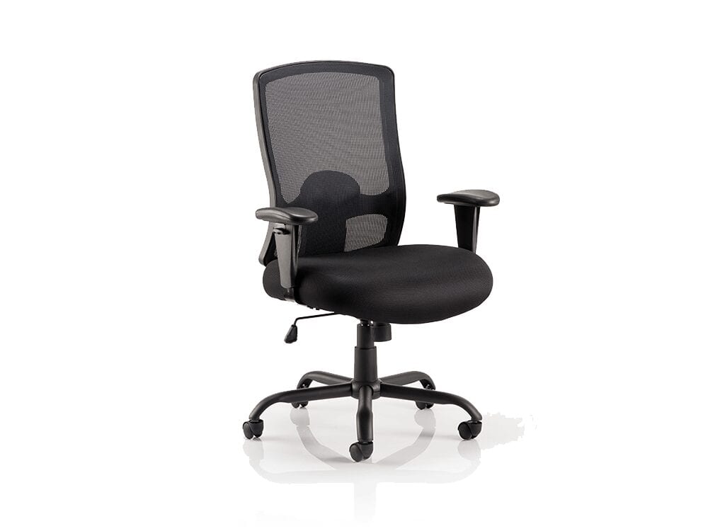 Oregon HD – Black Mesh Back Operator Office Chair with Adjustable Arms