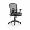 Oregon – Task Operator Office Chair in Black Mesh with Arms