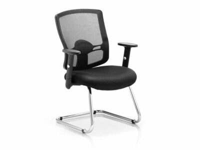 Oregon – Chrome Cantilever Visitor Chair with Mesh Back