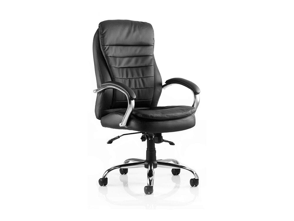 Edison – Black Leather High Back Executive Chair