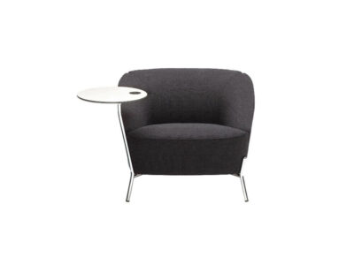 Santos – Multicolour Medium Back Armchair With Attached Table 01