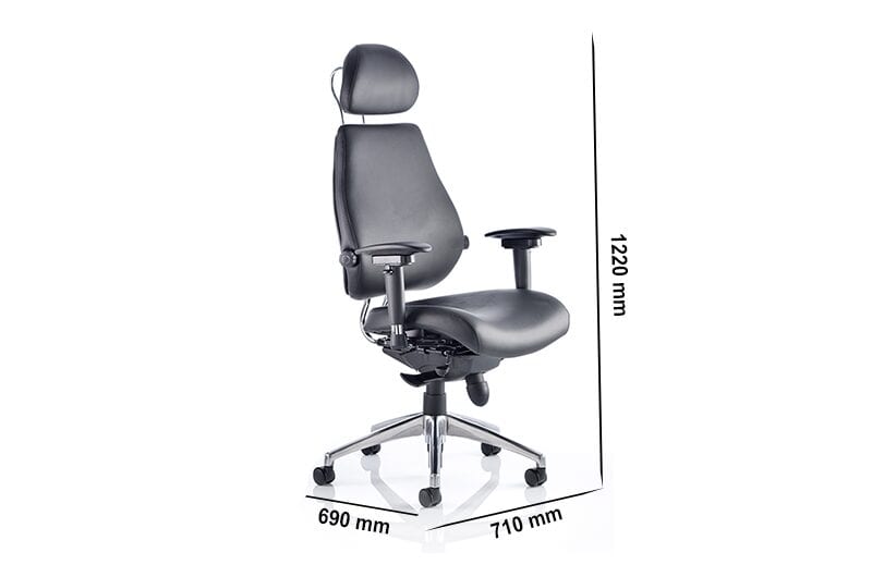 Selena – High Back Bonded Leather Executive Chair with Headrest Selena – High Back Bonded Leather Executive Chair with Headrest