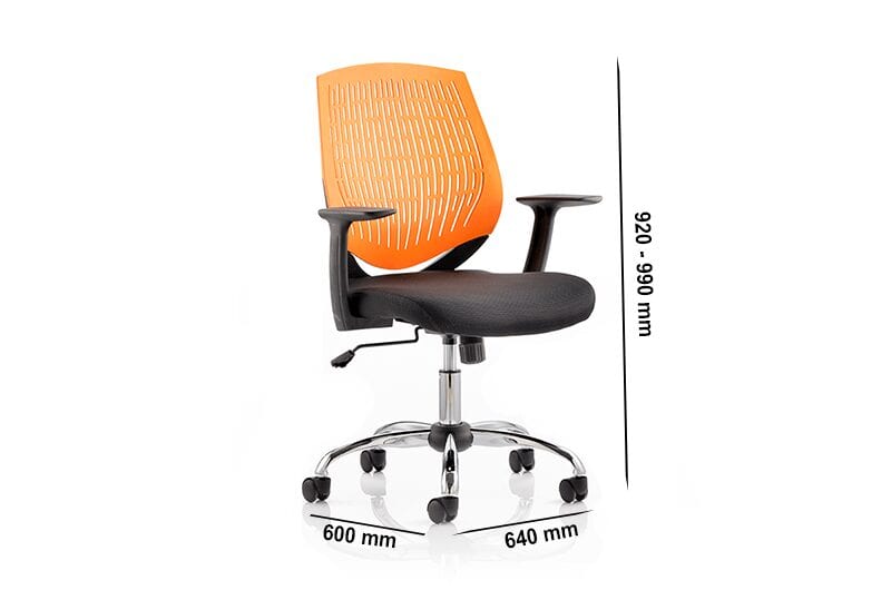 Lori – Flexible Medium Back Operator Office Chair with Arms
