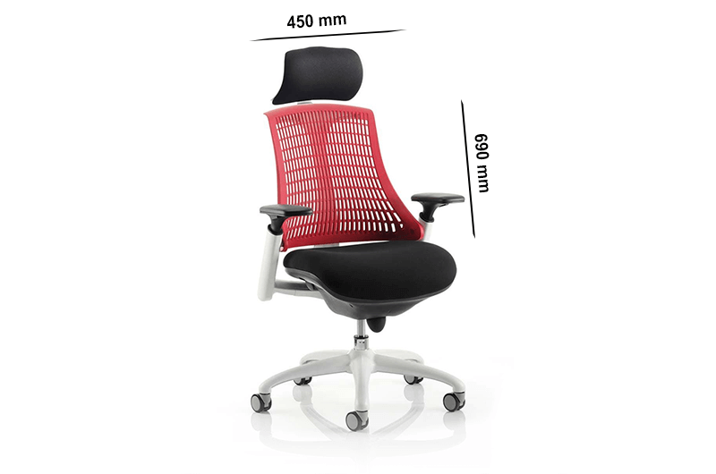 Size Echo – Task Operator Chair In Multicolour With Arms And Headrest