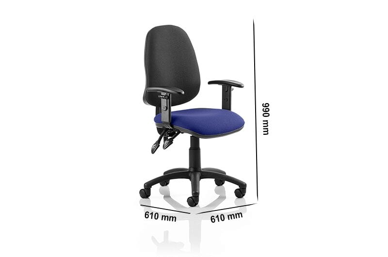 Esme 2 – Multicolour Operator Office Chair with Arms