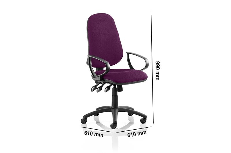 Esme 3 - Operator Task Chair without Arms in Multicolour Esme 3 - Operator Task Chair without Arms in Multicolour