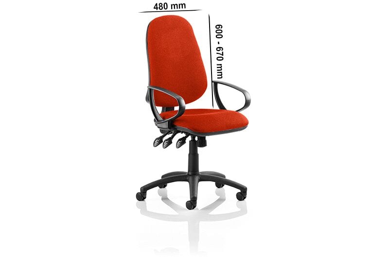 Esme XL 2 – Multicolour Task Operator Office Chair with Arms